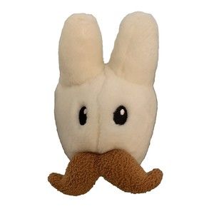 Labbit X White Rabbit Stache Plush 7" Stuffed Animal Kozik KidRobot Limited 2015